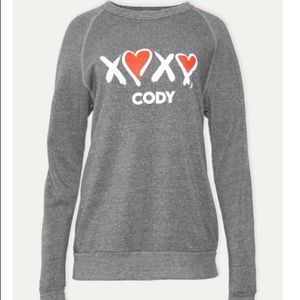 Peloton- size medium- XOXO Cody sweatshirt in grey